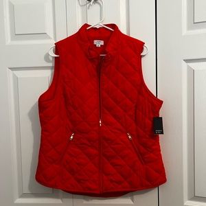 Crown and ivy quilted vest